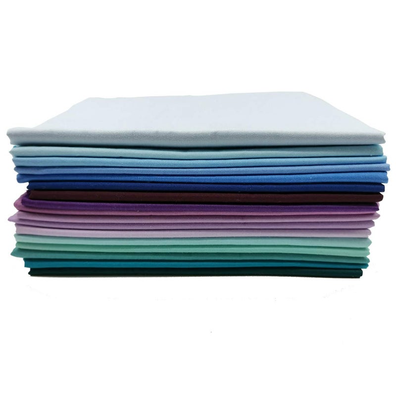 iNee Aurora Solids Fat Quarters Quilting Fabric Bundles, 18 x 22 inches, (Aurora Solids) - Image 4